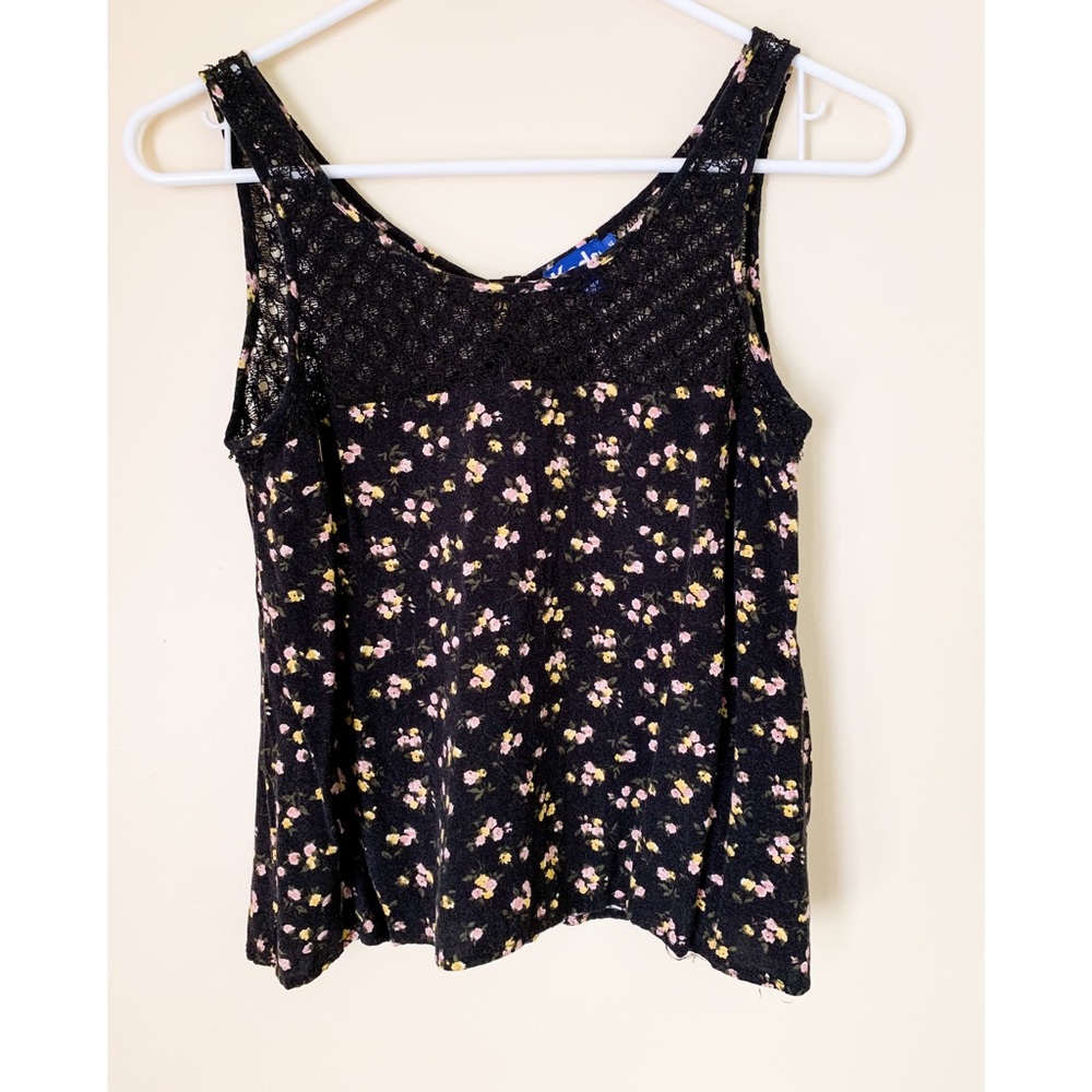 Keds floral crop top